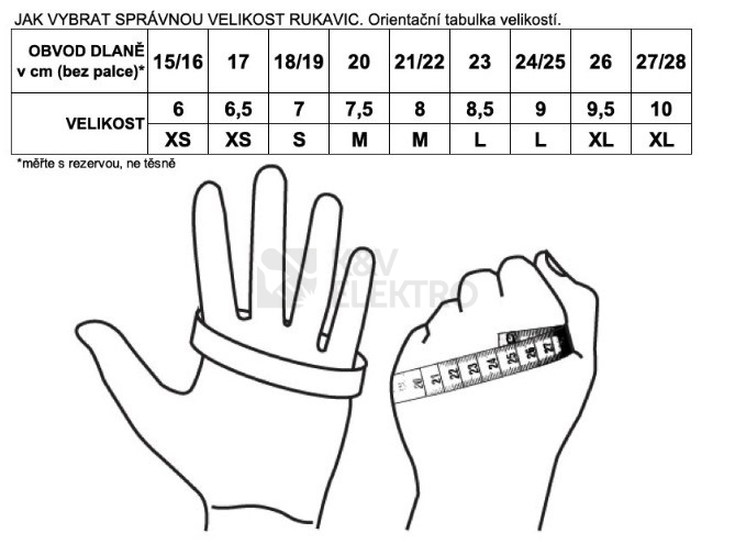 Obrázek produktu  Pracovní rukavice CXS DOUBLE ROXY WINTER velikost 10 2