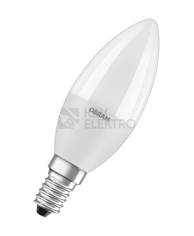 Obrázek produktu LED žárovka E14 OSRAM CL B FR 7W (60W) teplá bílá (2700K), svíčka 0