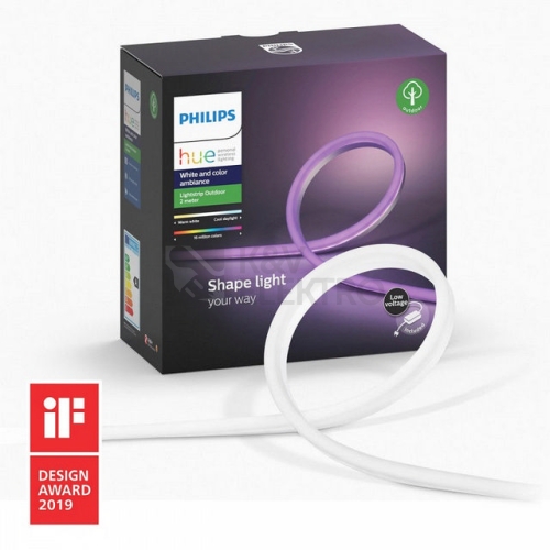 Venkovní LED pásek 2m Philips Hue White and Color Ambiance 2000-6500K RGB 8718699709839
