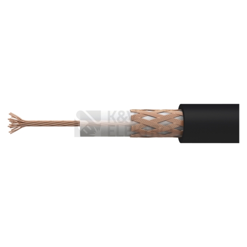  Koaxiální kabel venkovní laněný RG58U EMOS S5213 černý