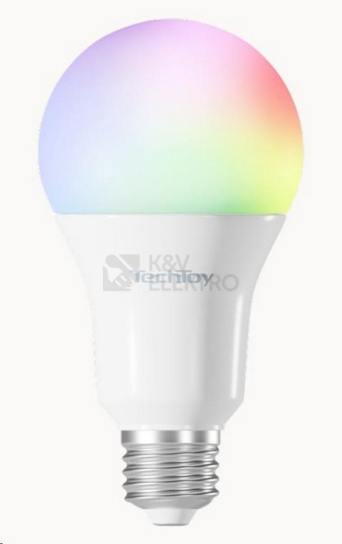 Obrázek produktu Chytrá LED žárovka TechToy Smart TSL-LIG-A70 E27 11W RGB+2700-6500K 3